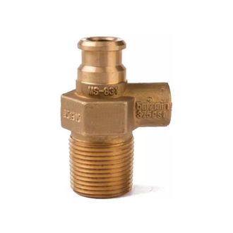 Compact Brass Zinc Gas Cylinder LPG Valve